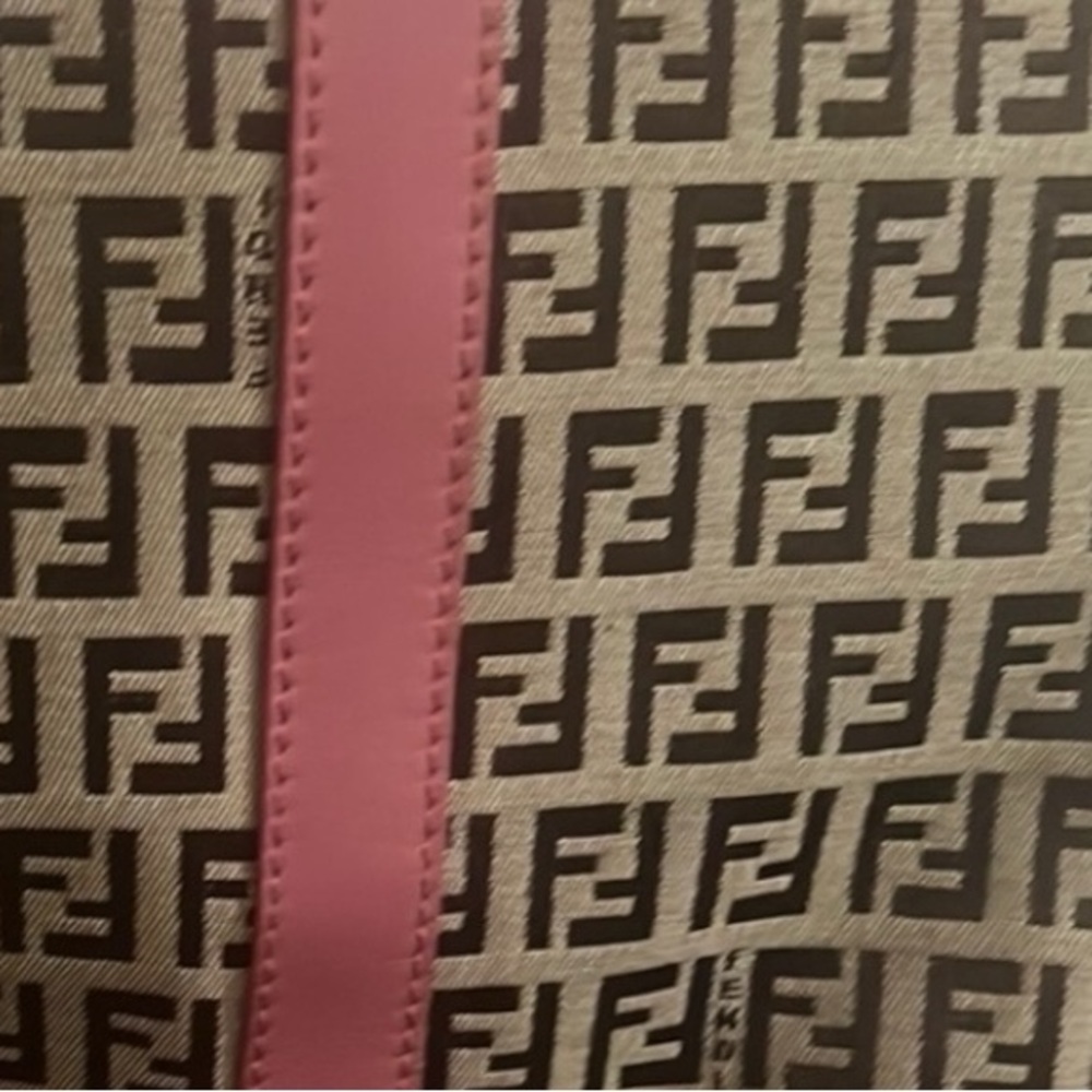 FENDI Tan and Pink Crossbody Bag - Picture 13 of 14